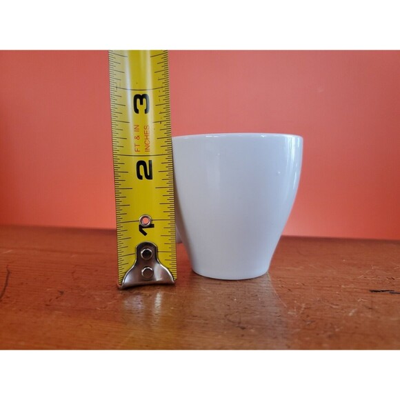 Cuisinox Signature Series Porcelain Espresso 3 Cups 4 Saucers White - Picture 7 of 9